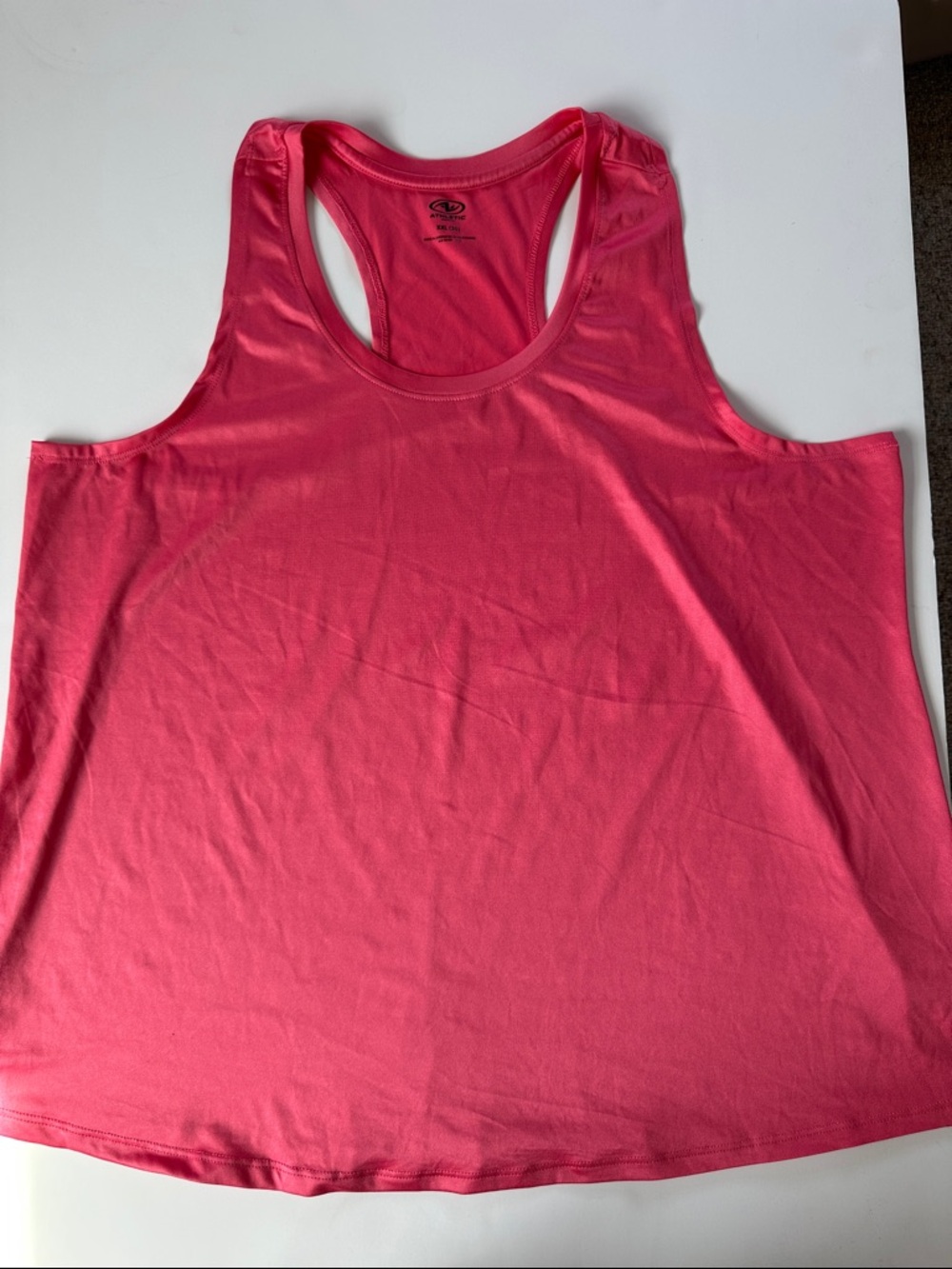 Athletic Works Women's Dusty Rose XXL Racerback Tank Top